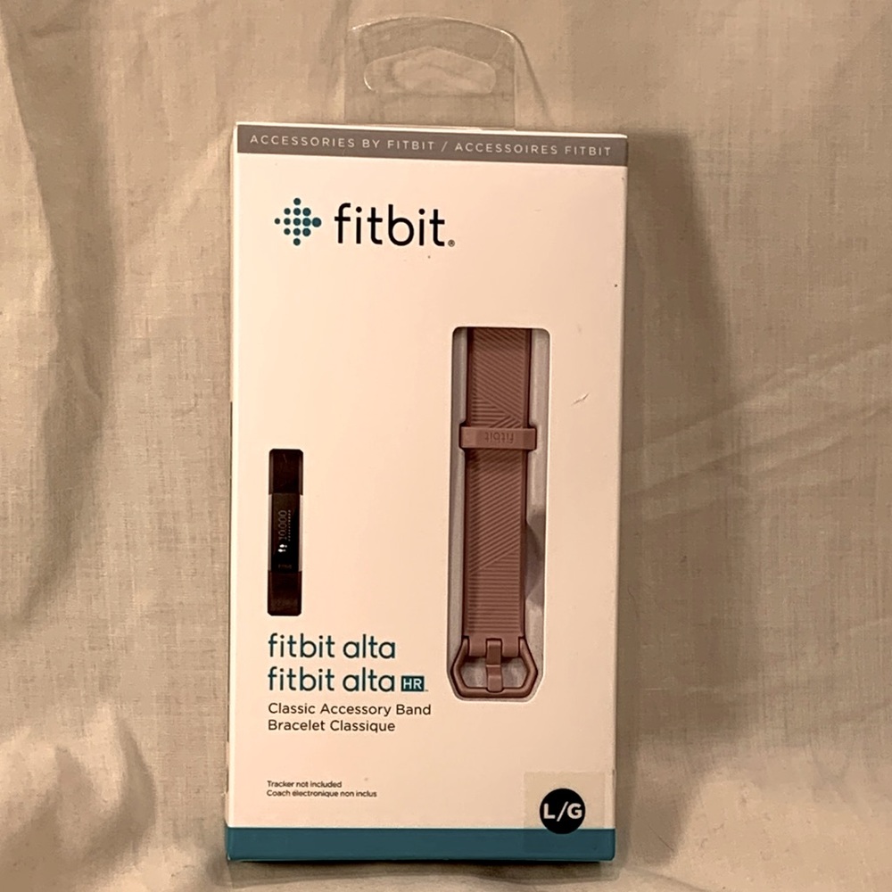 (2) Fitbit Alta Classic Accessory Bands, 1 HR, 1 Basic Large & Small; $20 each